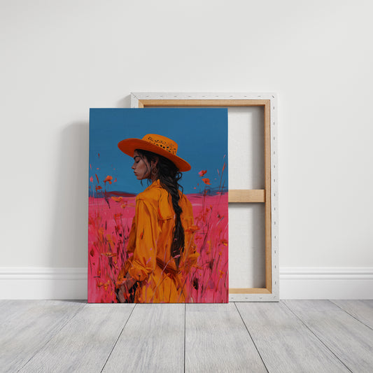Poppies Dance Through Marigold Fields