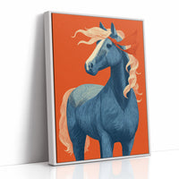 Blue Horse, Fire-Toned Mane