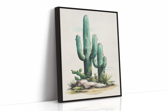 Saguaros Paint The Morning Mint