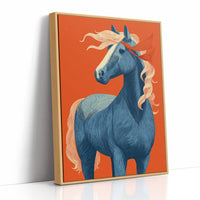 Blue Horse, Fire-Toned Mane