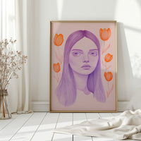 Tulips Dance Through Lavender Dreams