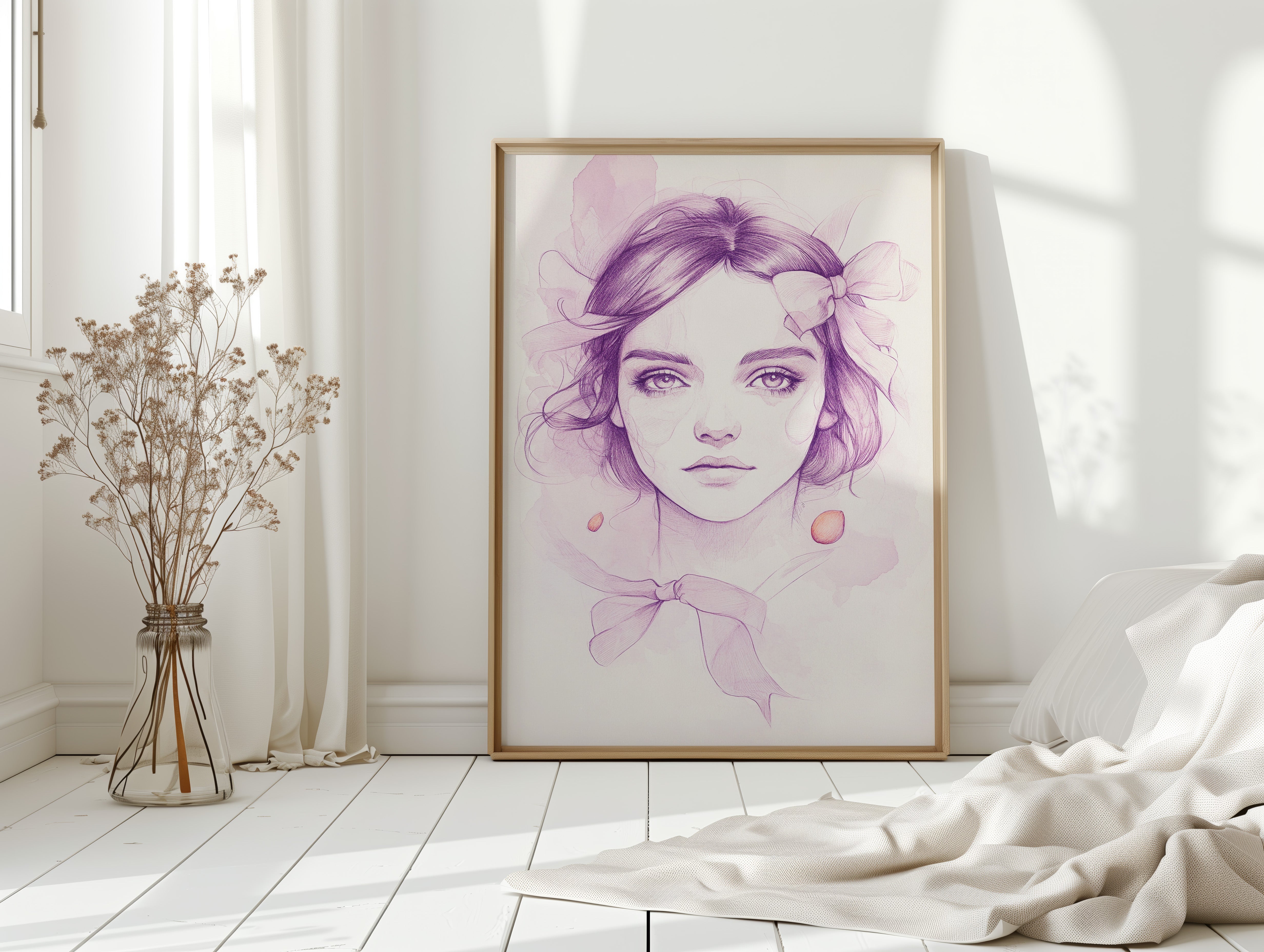Lavender Lines Trace Spring Memories