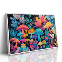 Midnight Garden's Neon Mushroom Ballet