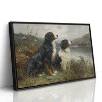 Two Dogs Watching the Same Horizon