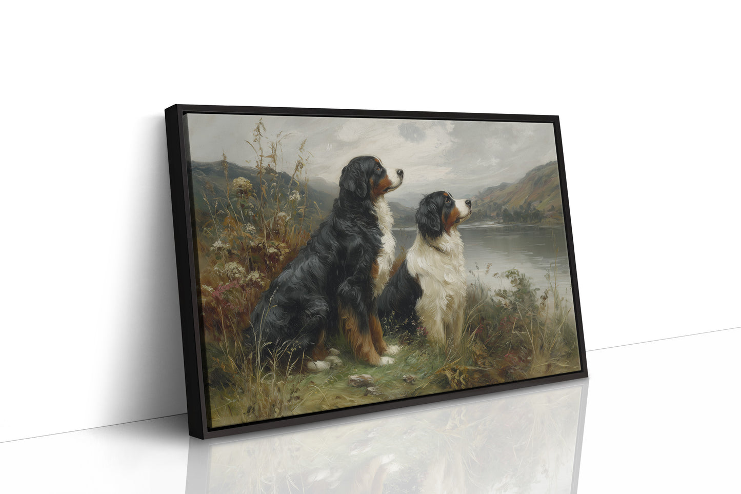 Two Dogs Watching the Same Horizon