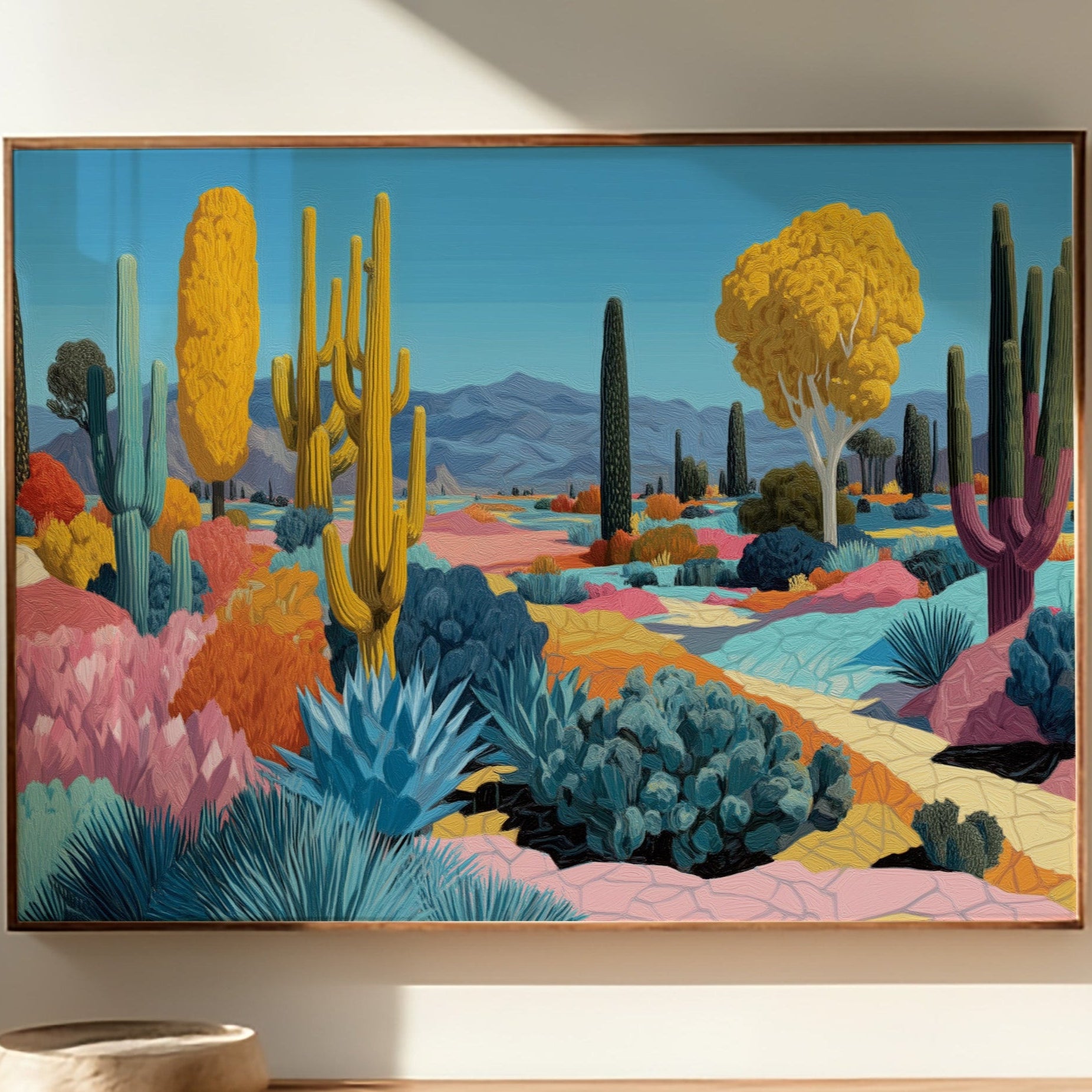 Saguaros Dance In Rainbow Valleys