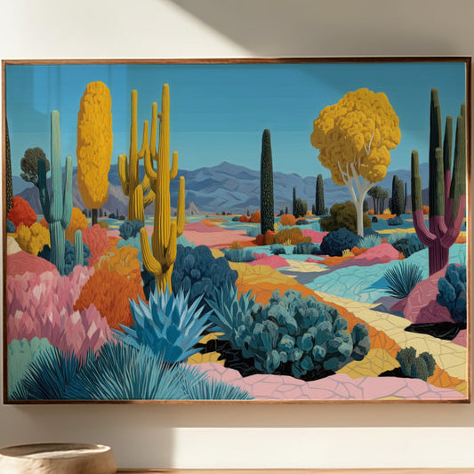 Saguaros Dance In Rainbow Valleys