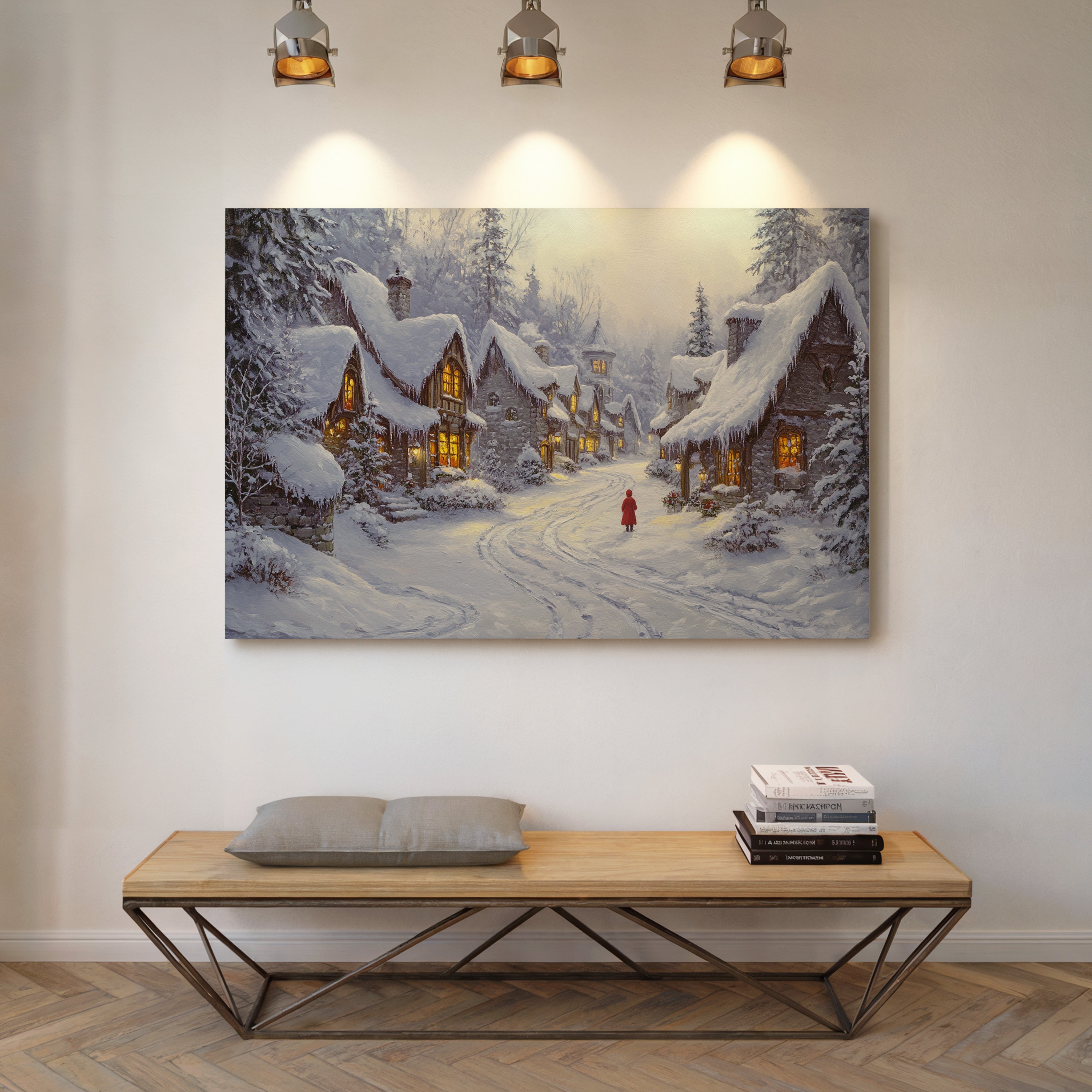 Winter Village Glows With Stories