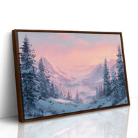 Snow Peaks Blush At Dawn