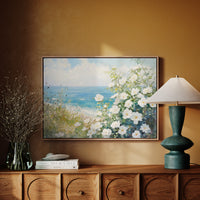 Coastal Roses Dance With Waves