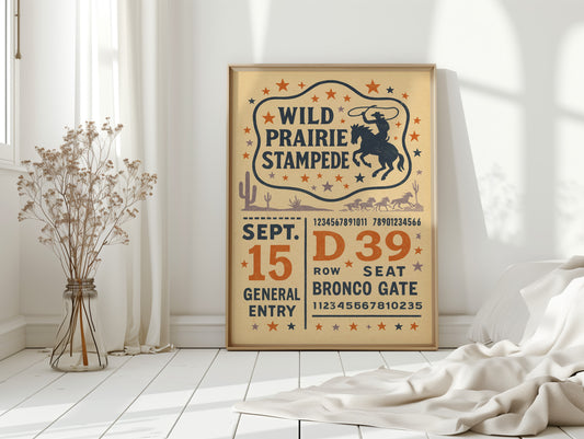 Wild Prairie Stampede Ticket