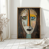Divided Face Speaks Ancient Stories
