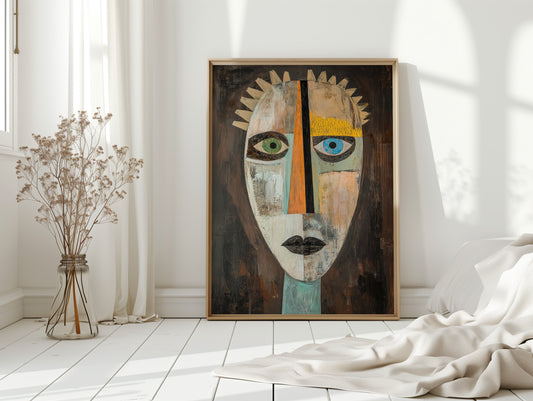 Divided Face Speaks Ancient Stories