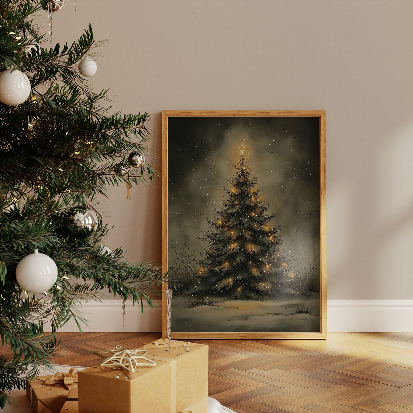 Silent Night Beneath Winter Stars