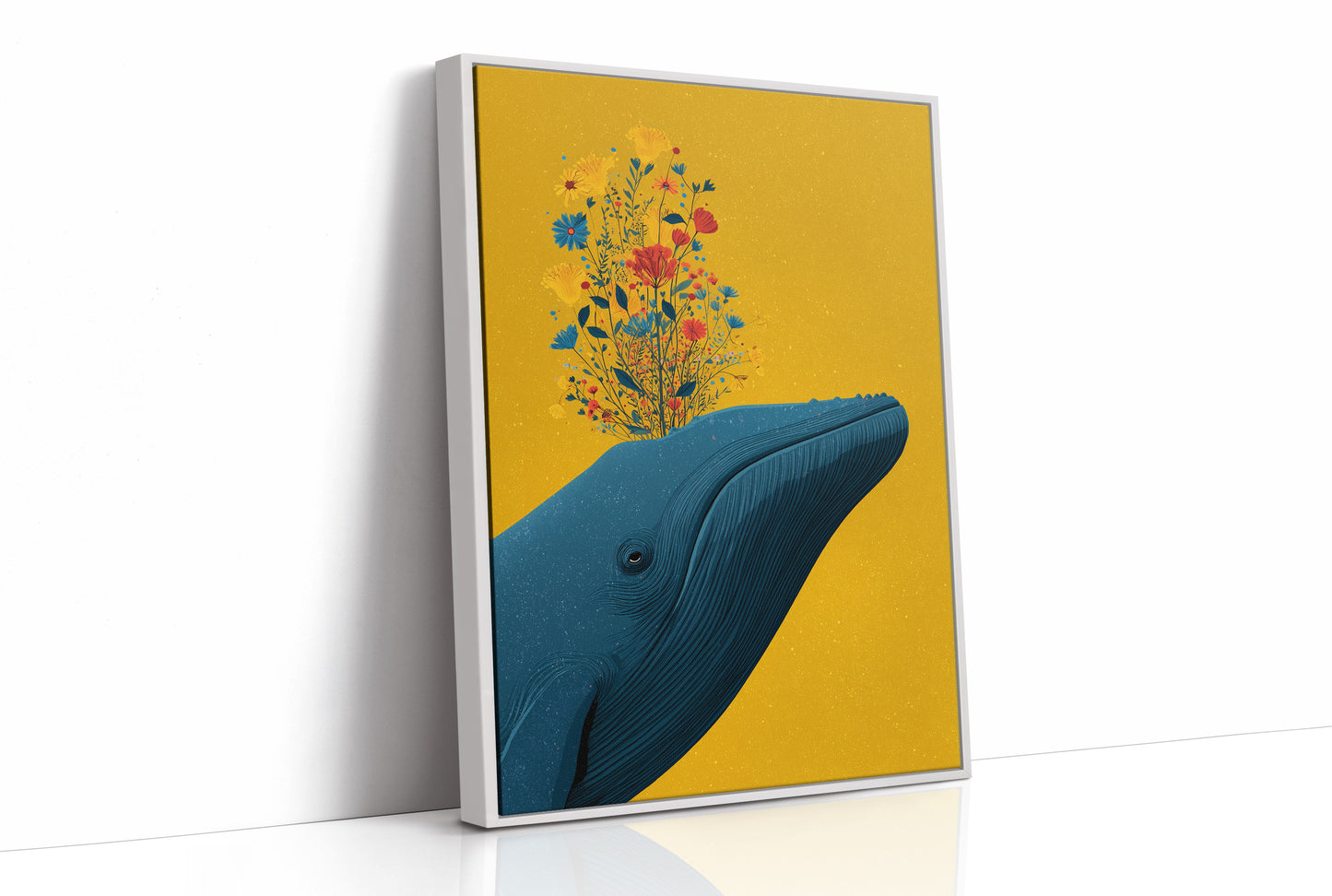 Whale Blooming Wildflowers