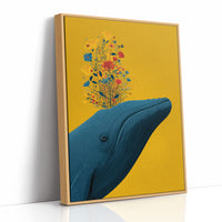 Whale Blooming Wildflowers