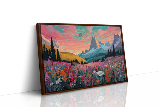 Alpine Meadows Catch Fire At Dawn