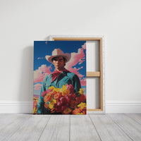 Wild Blooms Paint Desert Sunsets Blue