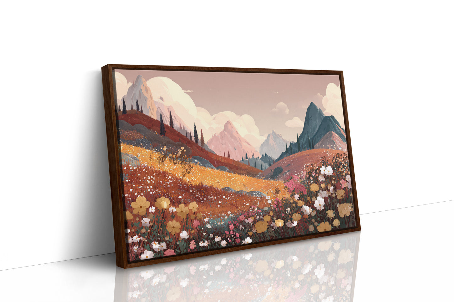 Alpine Meadows Bloom In Gold