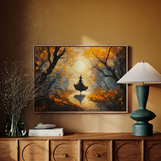 Autumn Moon Casts Magic Spells