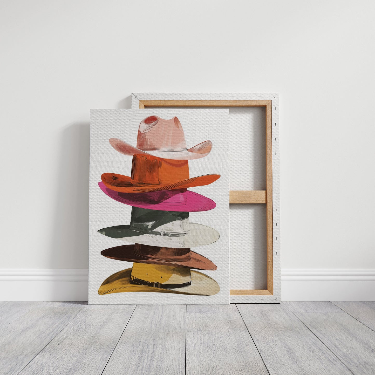 Stacked Stetsons Paint Western Stories
