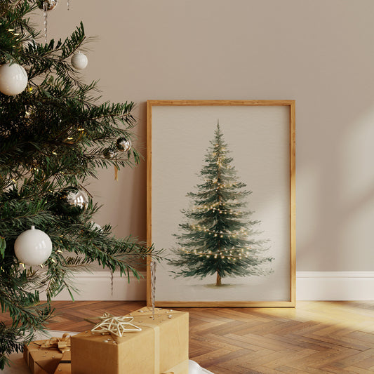 Evergreen Lights Dance Through Winter