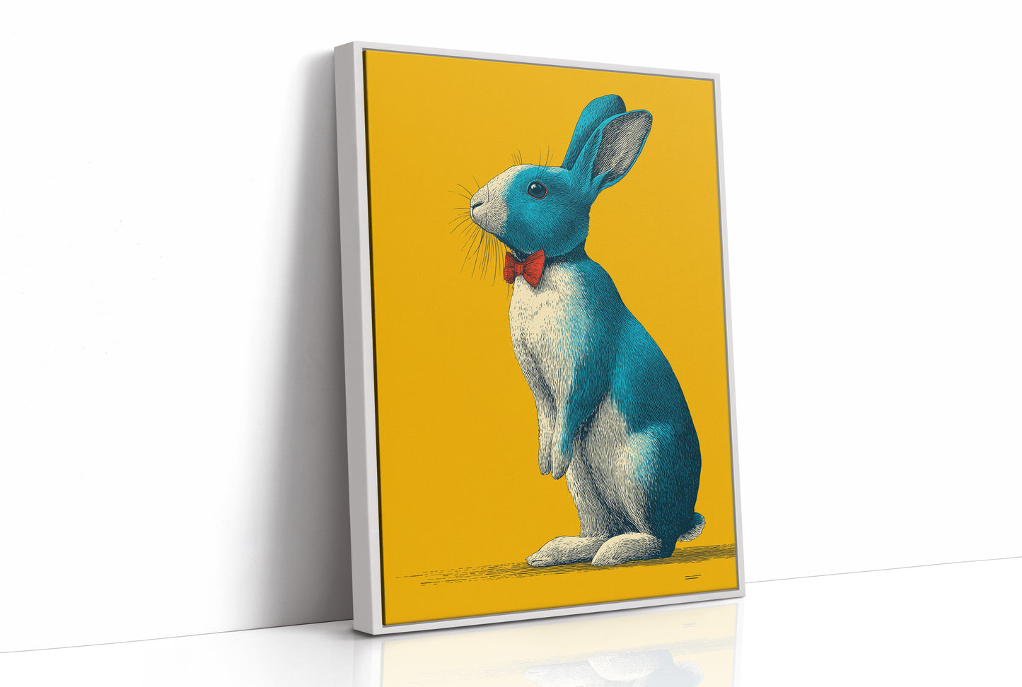 Blue Rabbit, Red Bow Tie