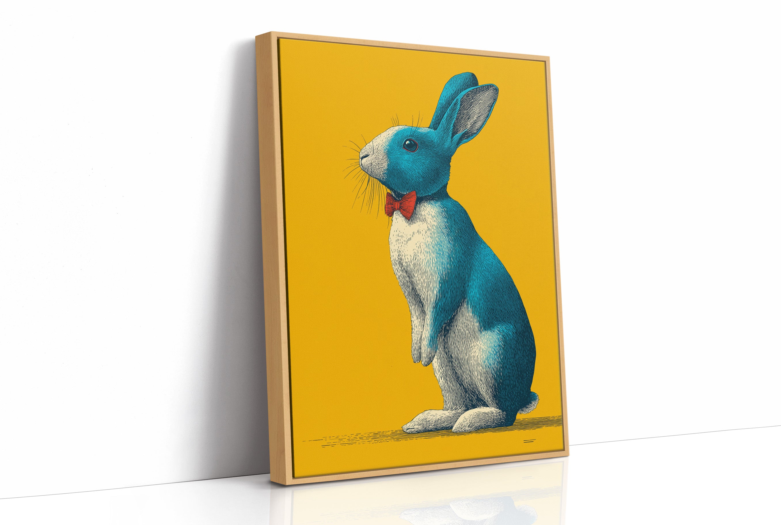 Blue Rabbit, Red Bow Tie