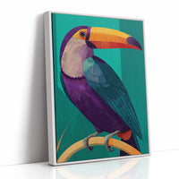 Toucan, Teal and Plum