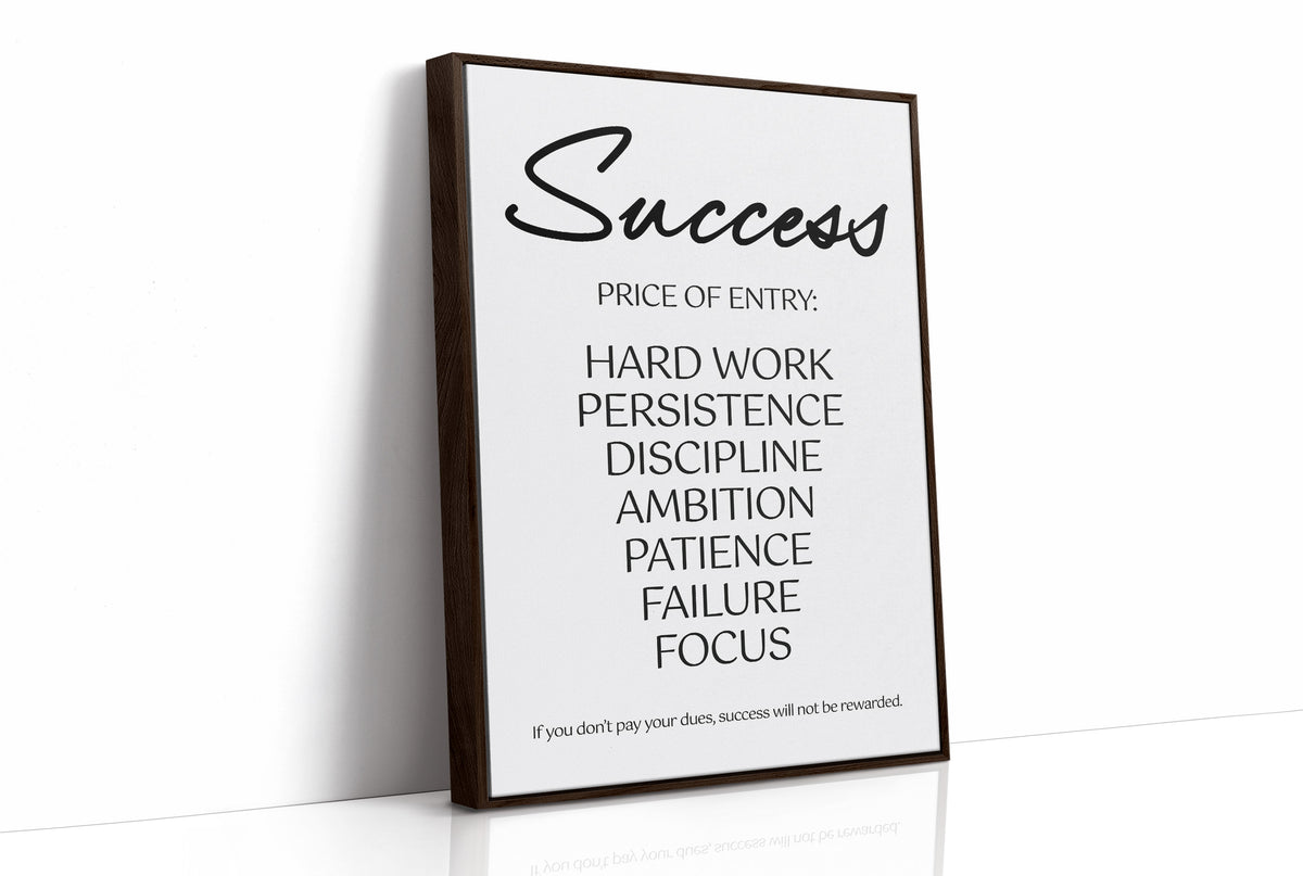 Success: Elegant Script Price of Entry