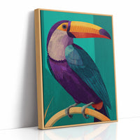 Toucan, Teal and Plum