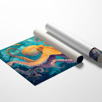 Copper Tentacles Dance Through Turquoise