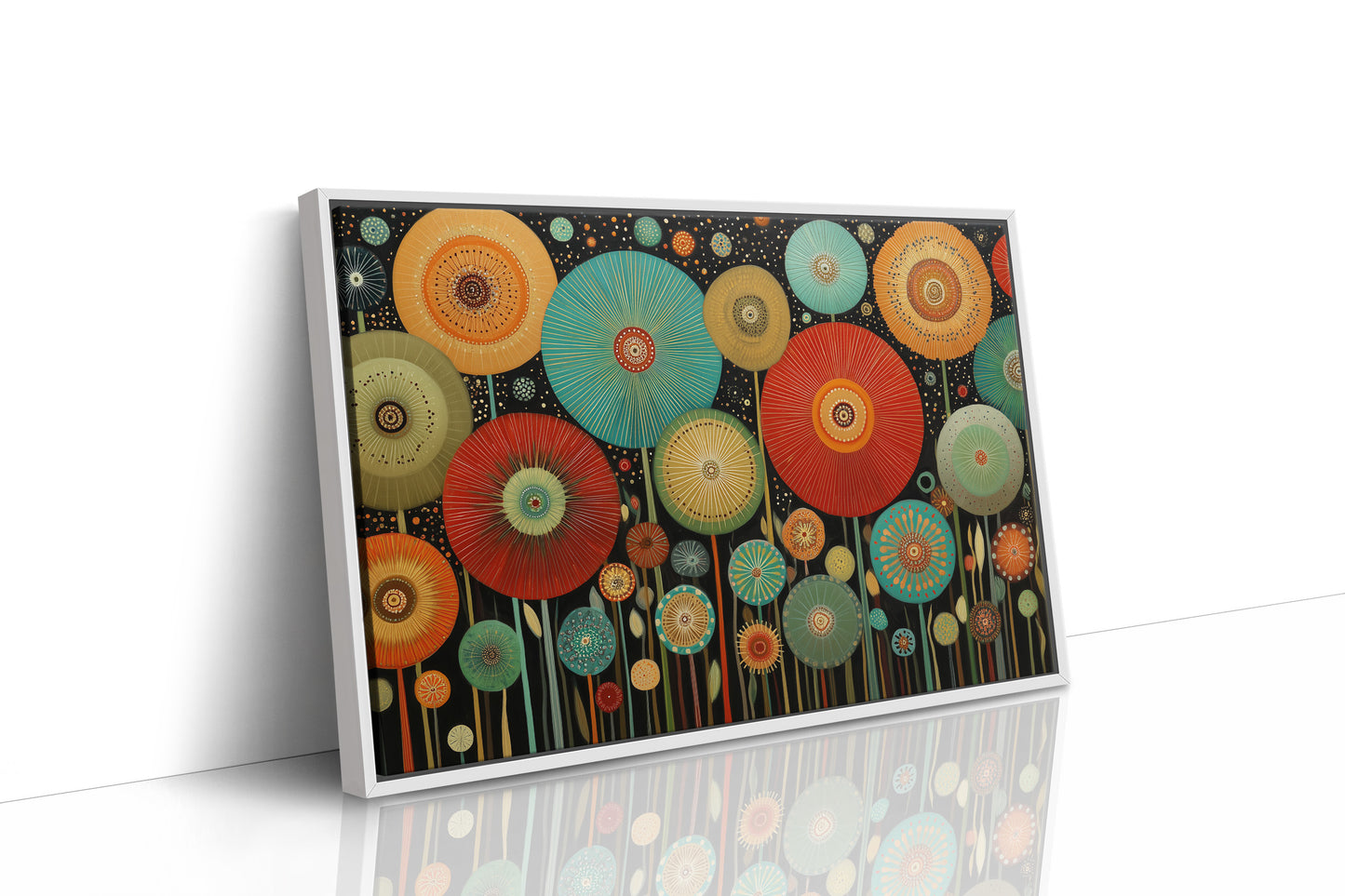 Midnight Garden Blooms In Color