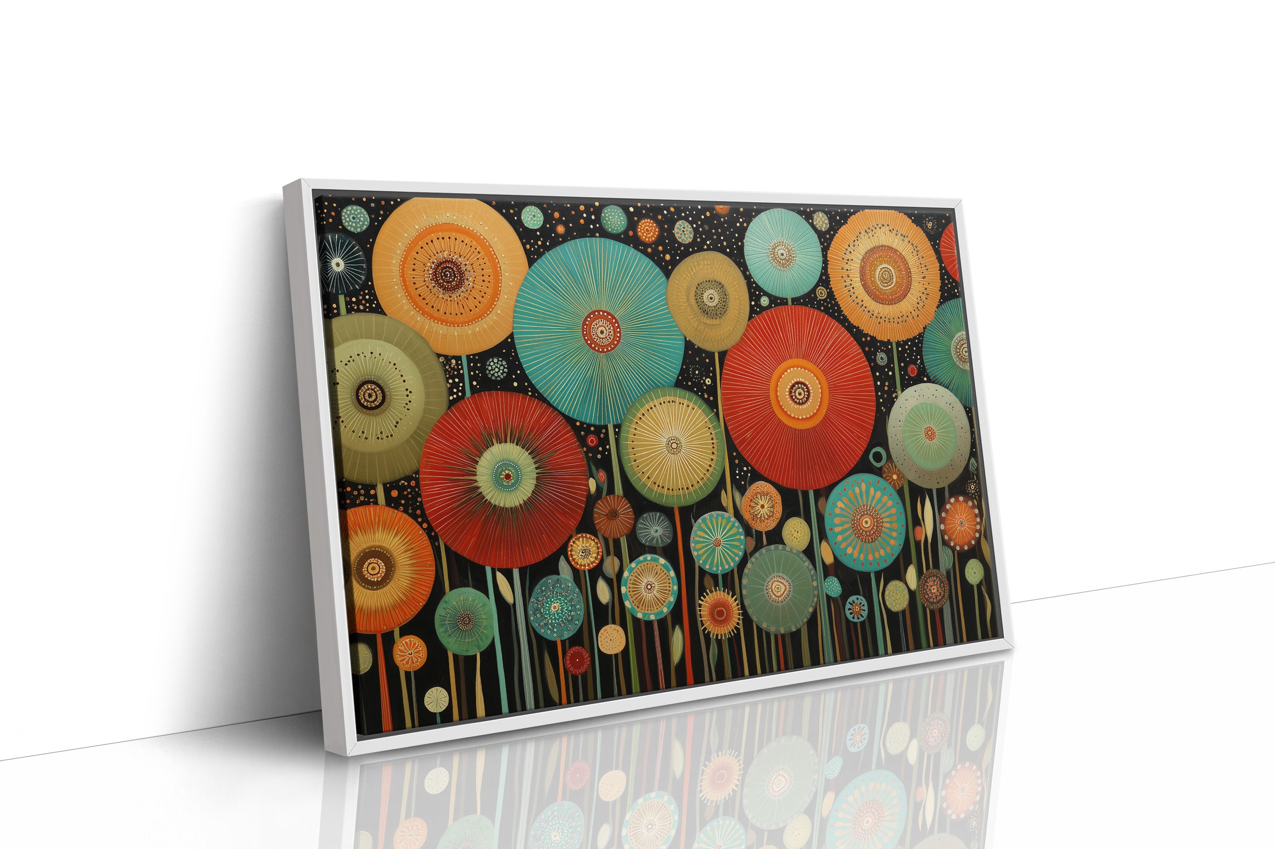 Midnight Garden Blooms In Color