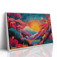 Sacred Mountain Blooms At Dawn