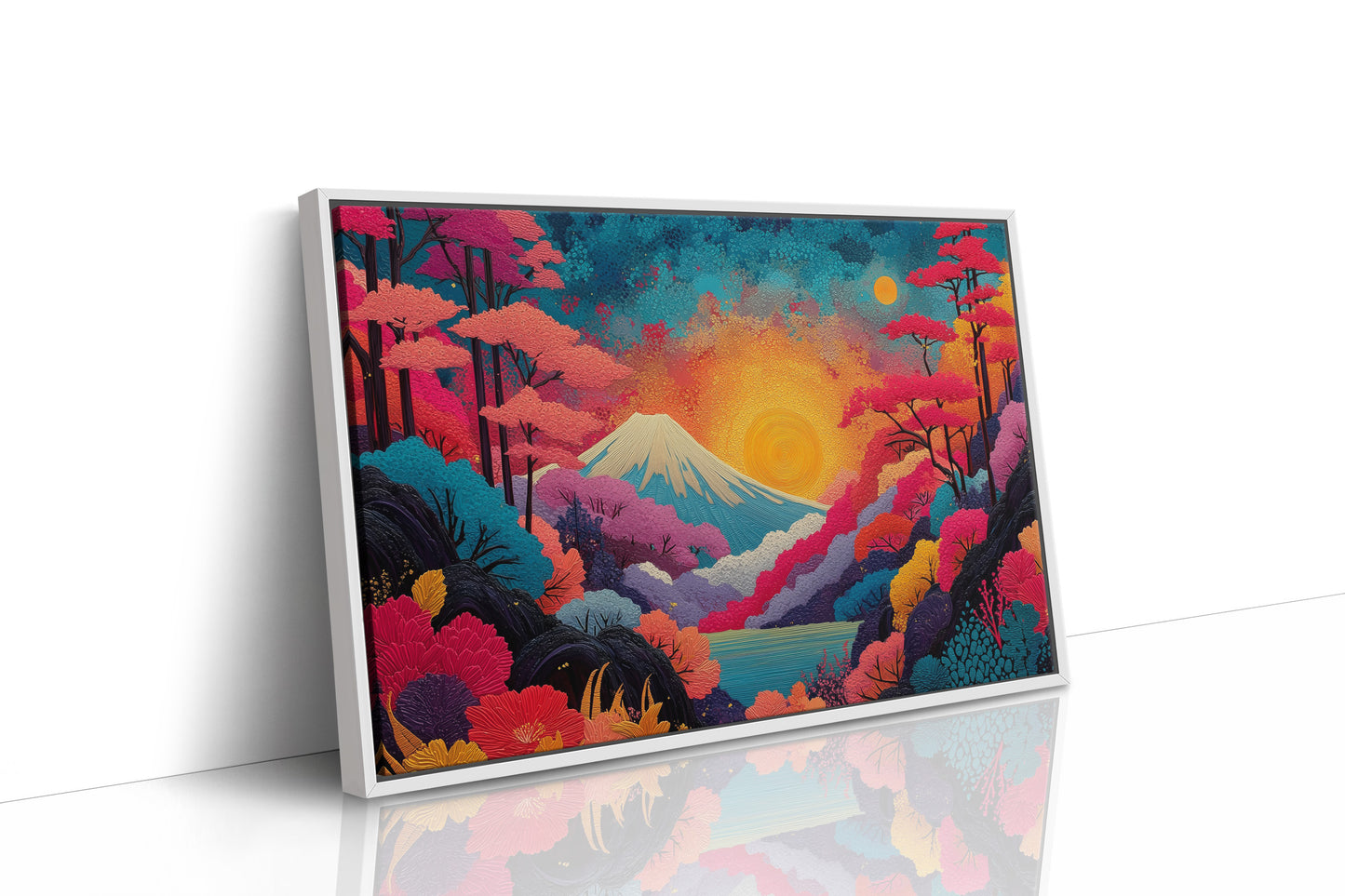 Sacred Mountain Blooms At Dawn