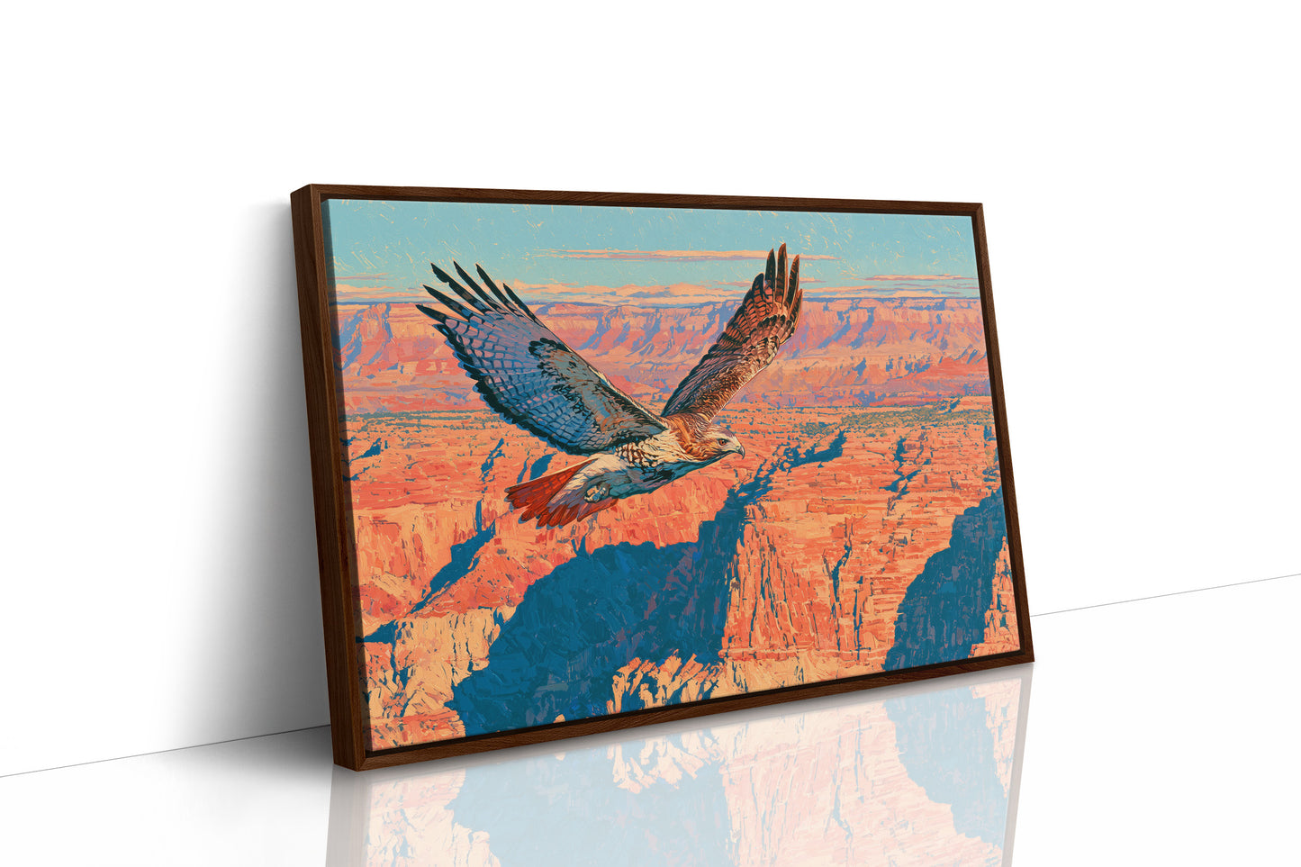 Red-Tail Over the Canyon