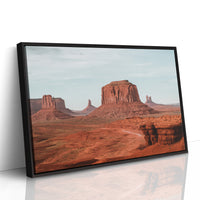 Monument Valley Buttes Under Open Sky