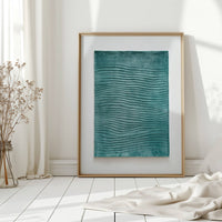 Tidal Rhythms In Seafoam Green