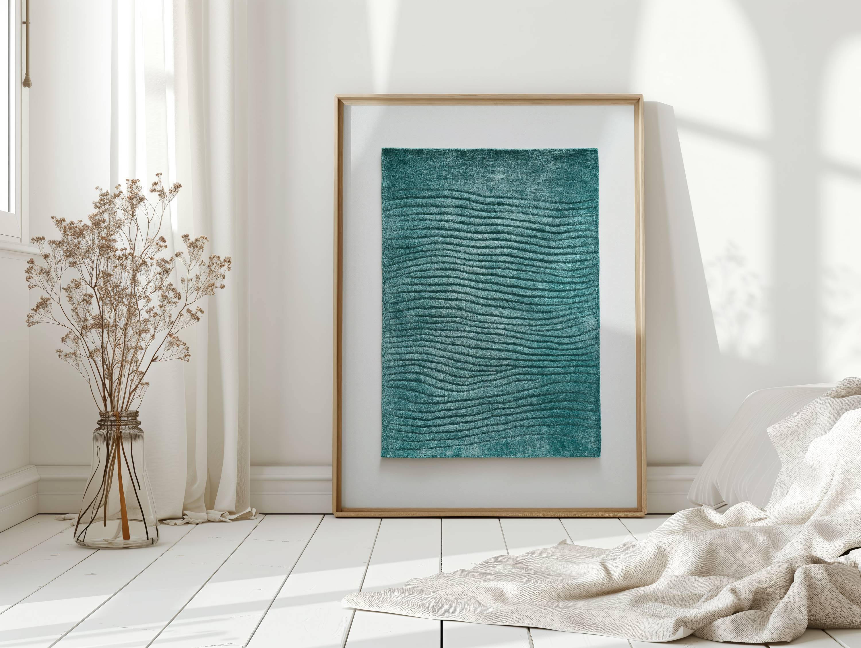 Tidal Rhythms In Seafoam Green