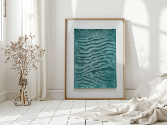 Tidal Rhythms In Seafoam Green