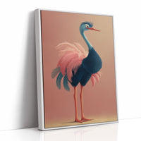 Sleepy Ostrich, Feathers Aflutter
