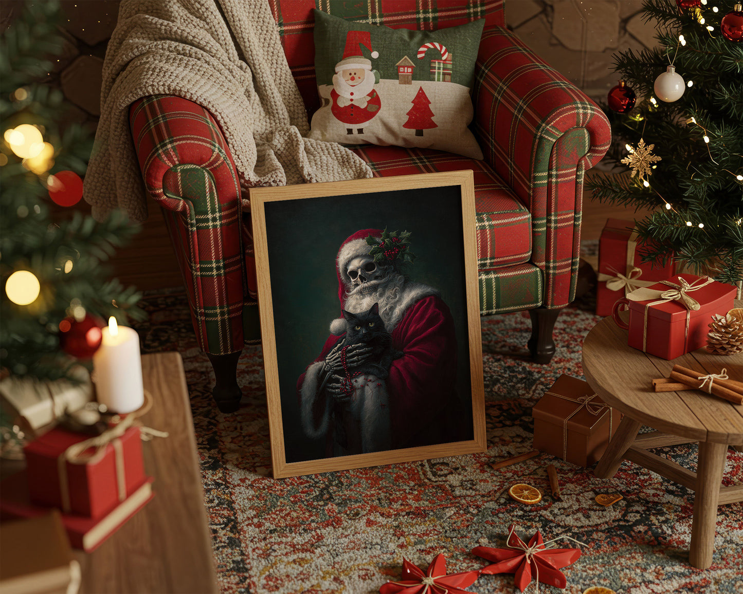 Dark Yule Cat Meets Death's Love