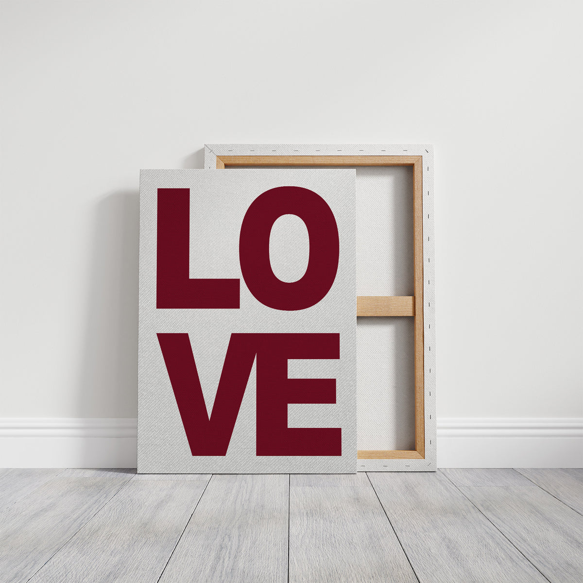 Love in Bold Block Type