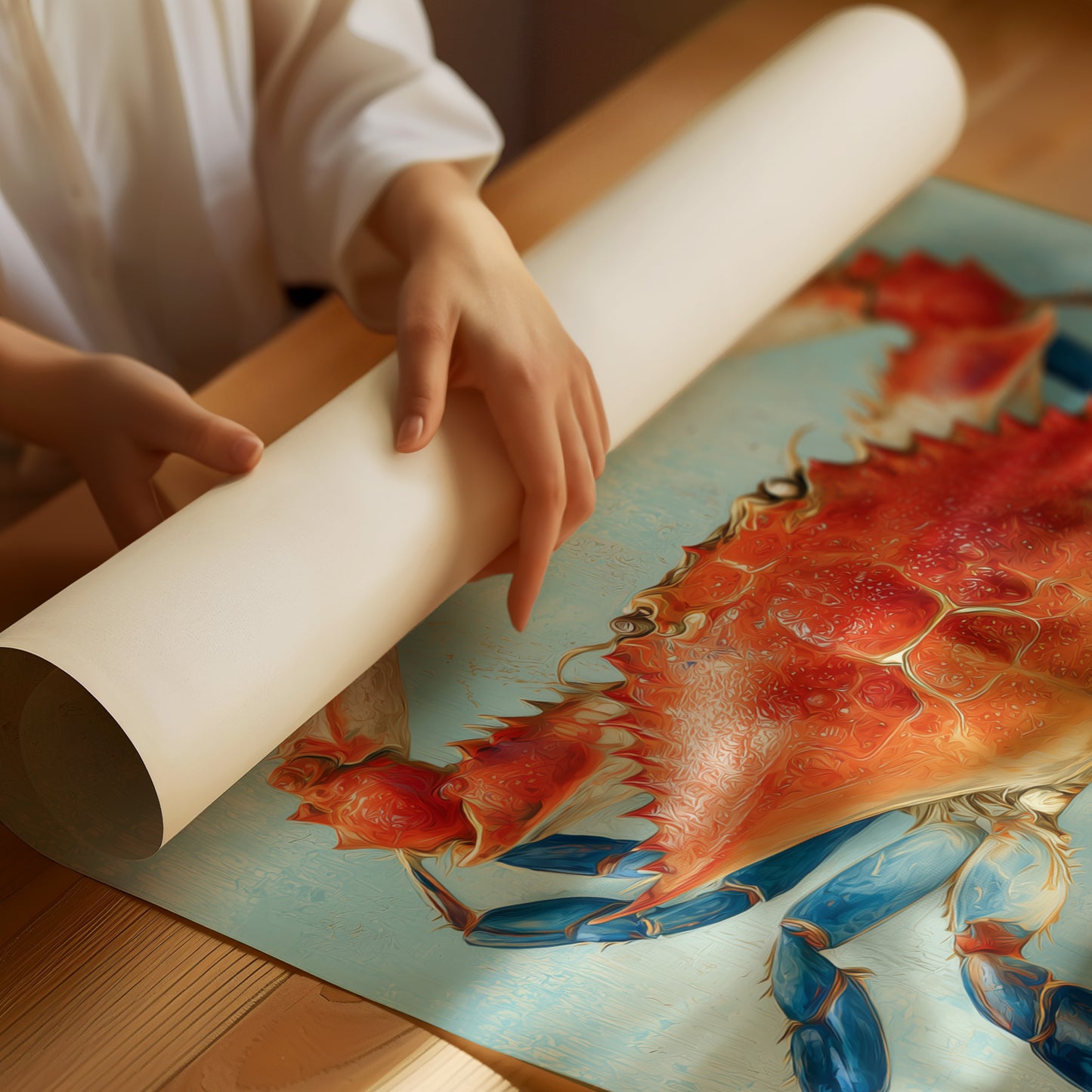 Coastal Guardian In Vibrant Repose