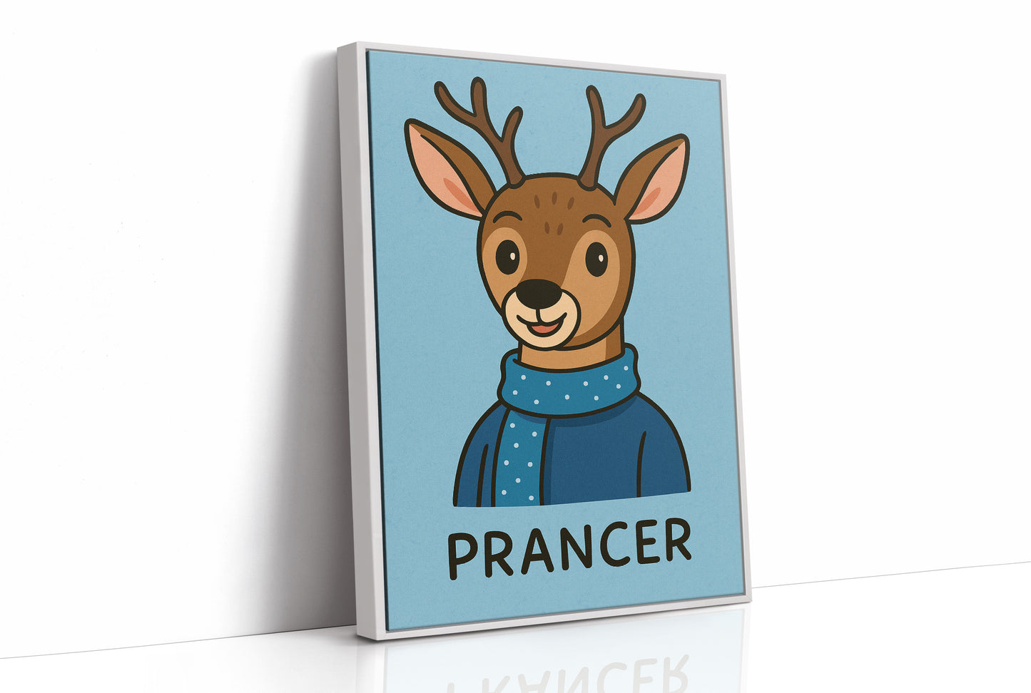 Reindeer Wears Winter's Joy