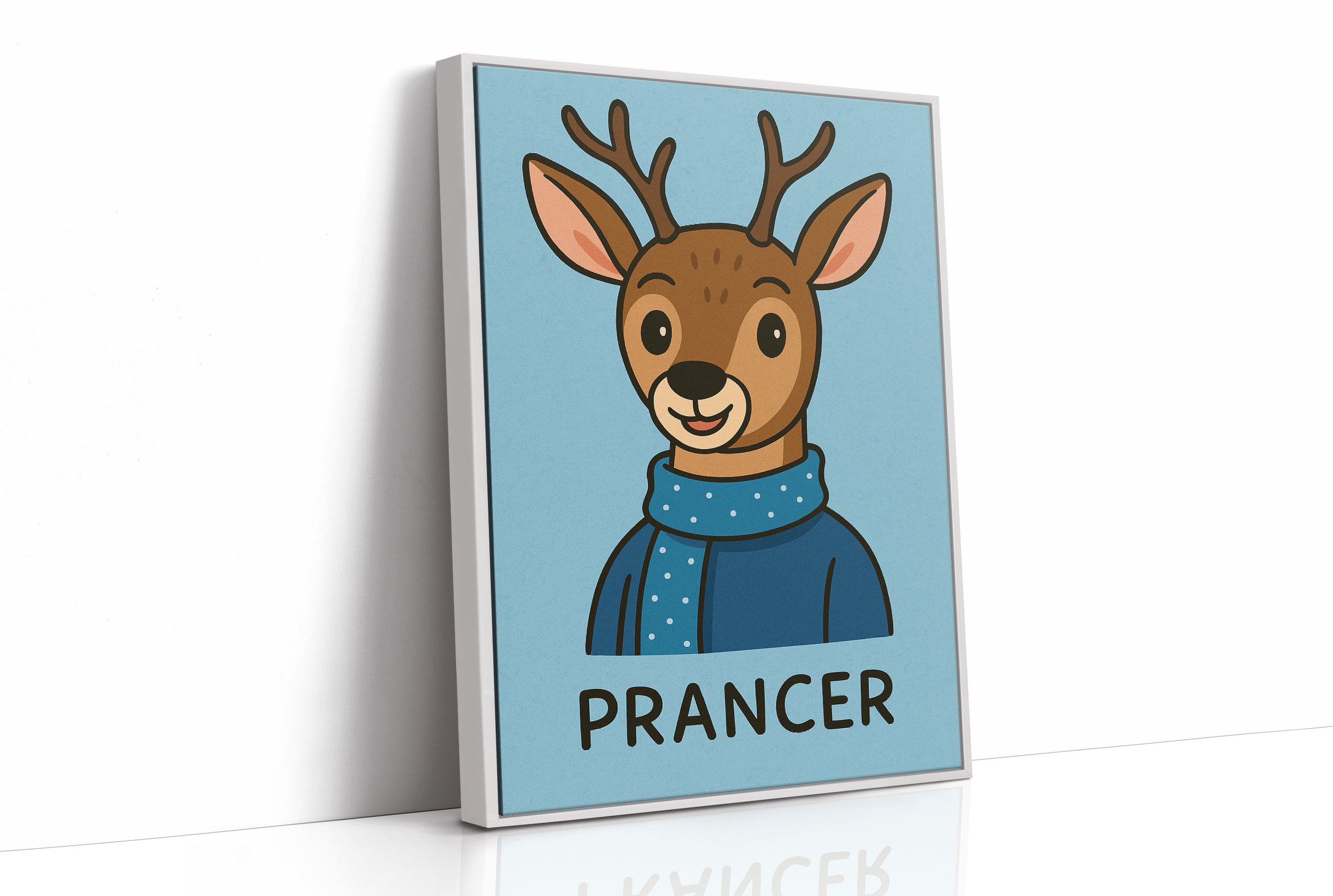 Reindeer Wears Winter's Joy