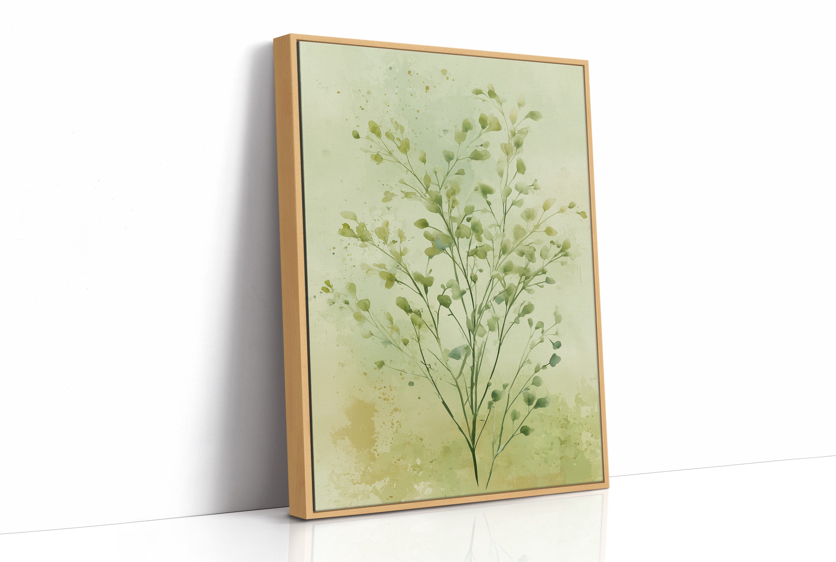 Quiet Stems in Soft Green