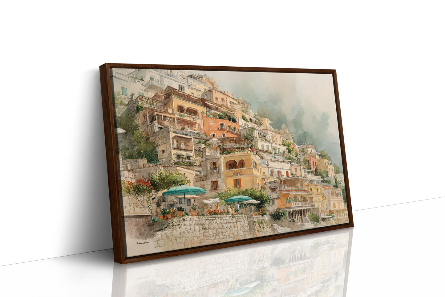 Sunlit Terraces Along Amalfi's Edge