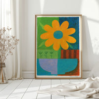 Summer Daisy Plays With Color